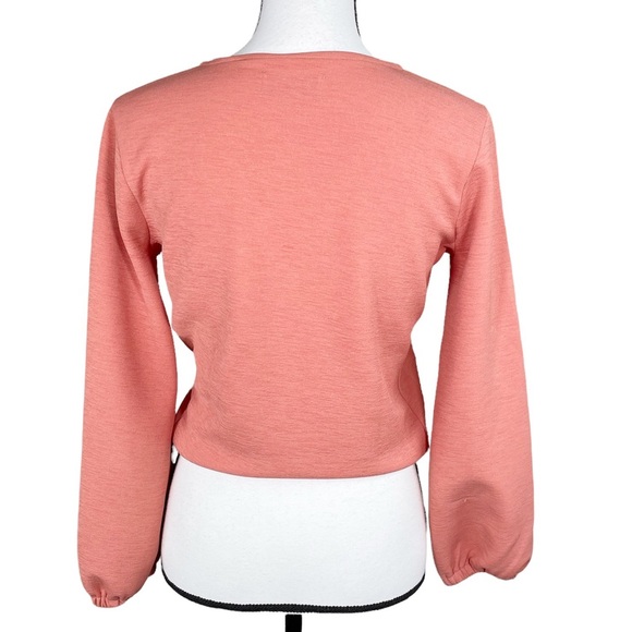 Madewell Texture & Thread Crepe True Wrap Top - Picture 3 of 7